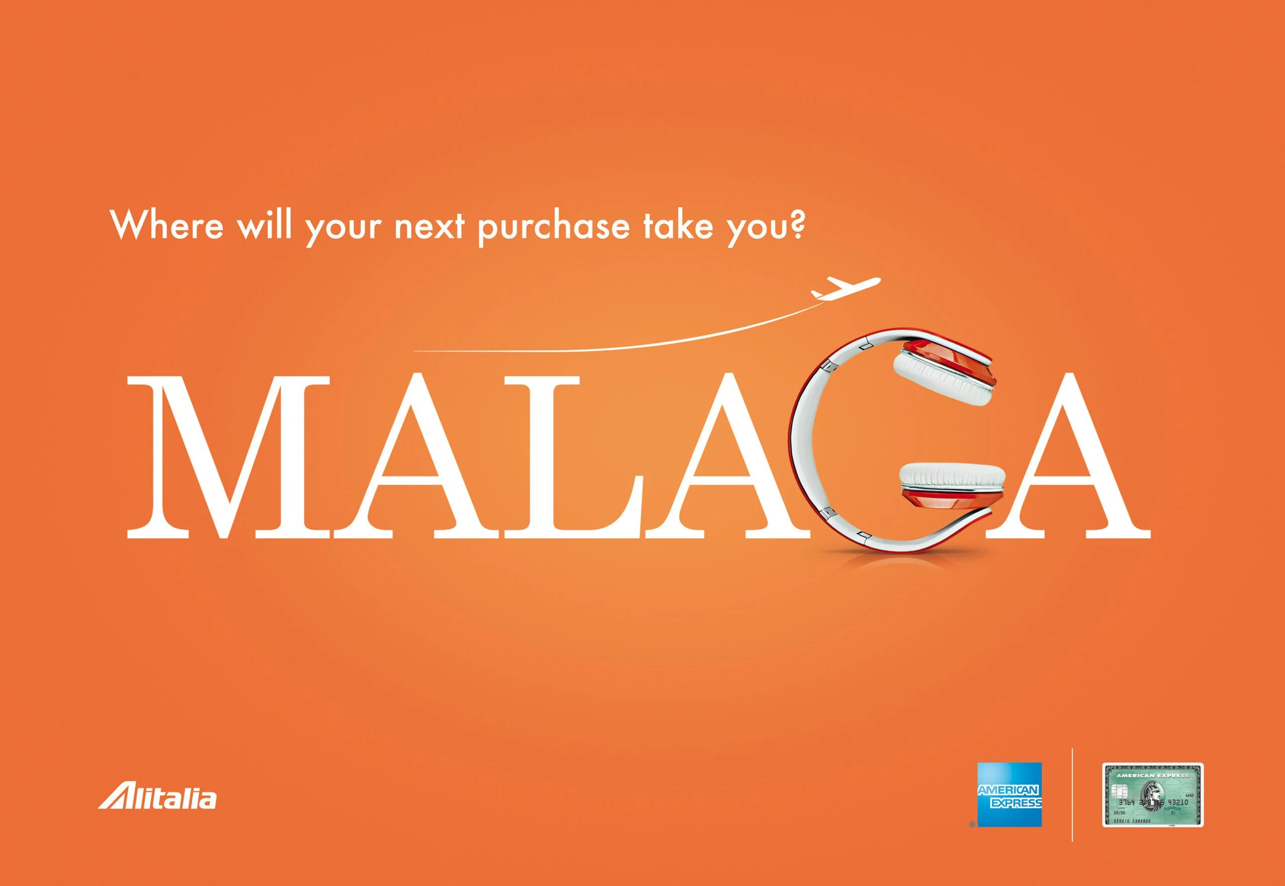 Amex Alitalia Malaga campaign