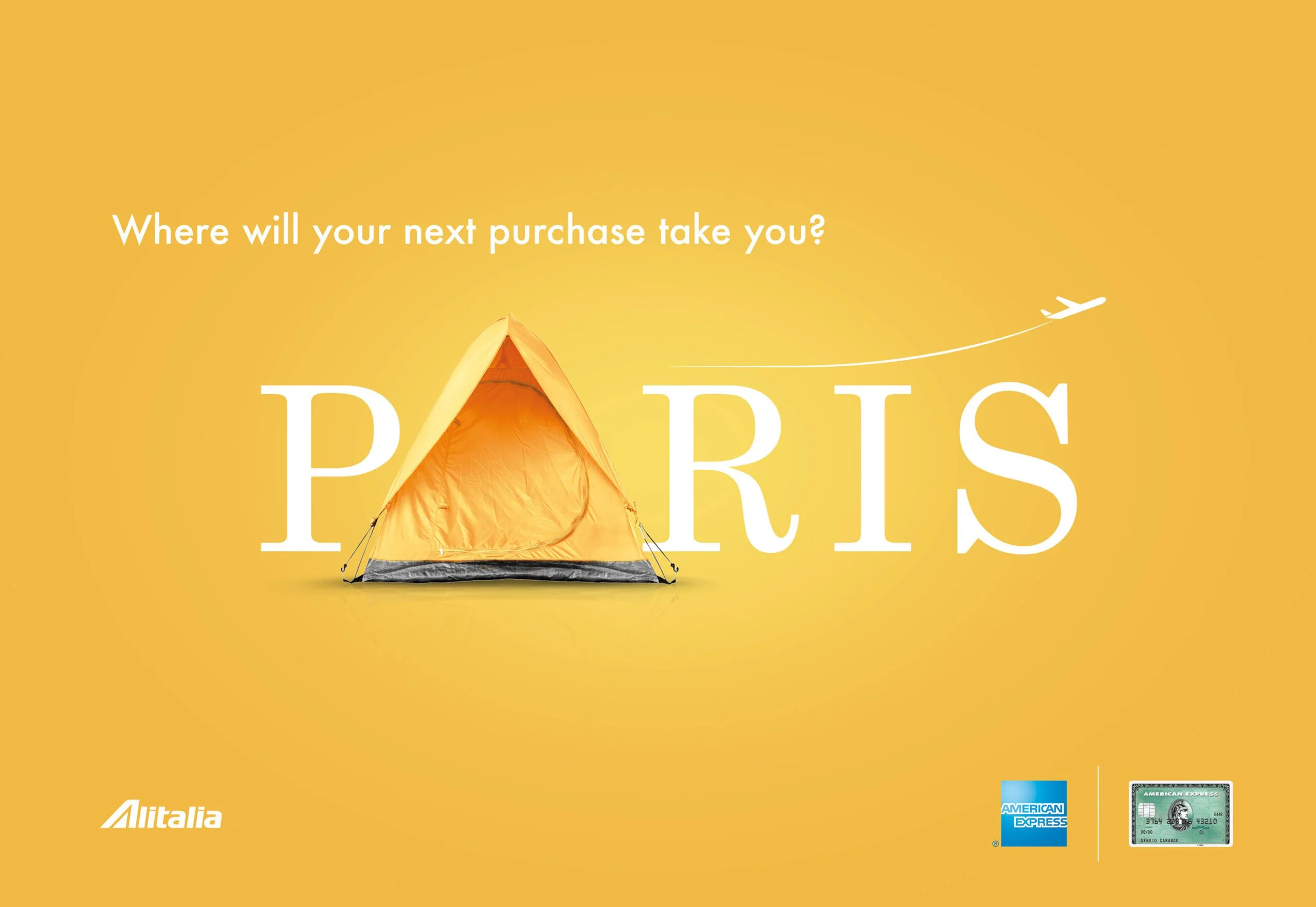 Amex Alitalia Paris campaign