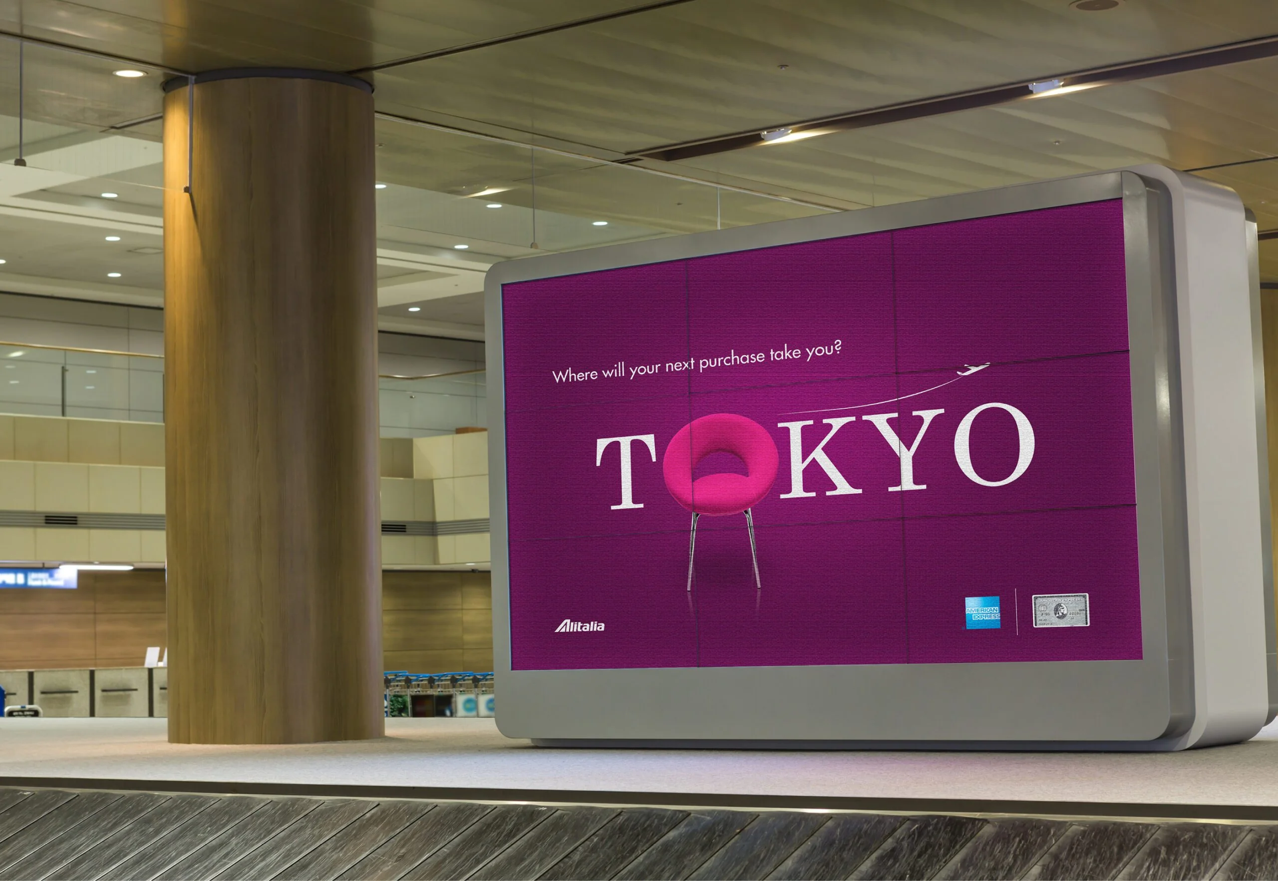 Amex & Alitalia — Advertising, OOH