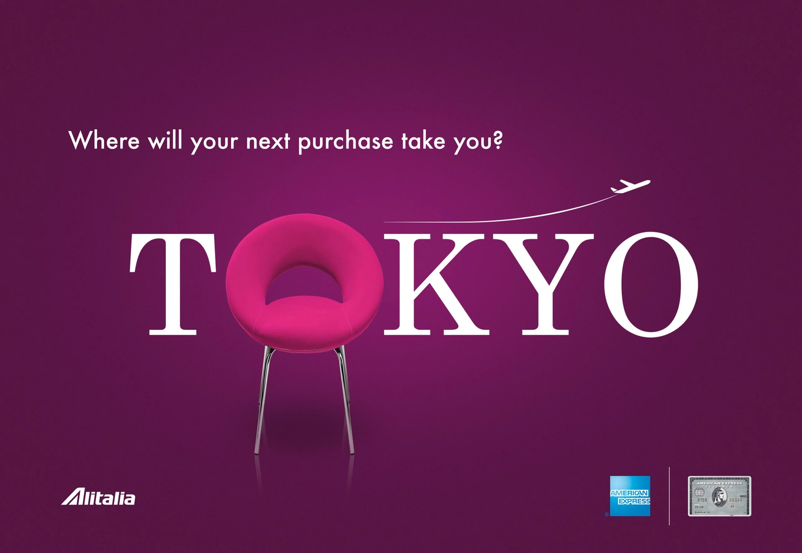 Amex Alitalia Tokyo campaign