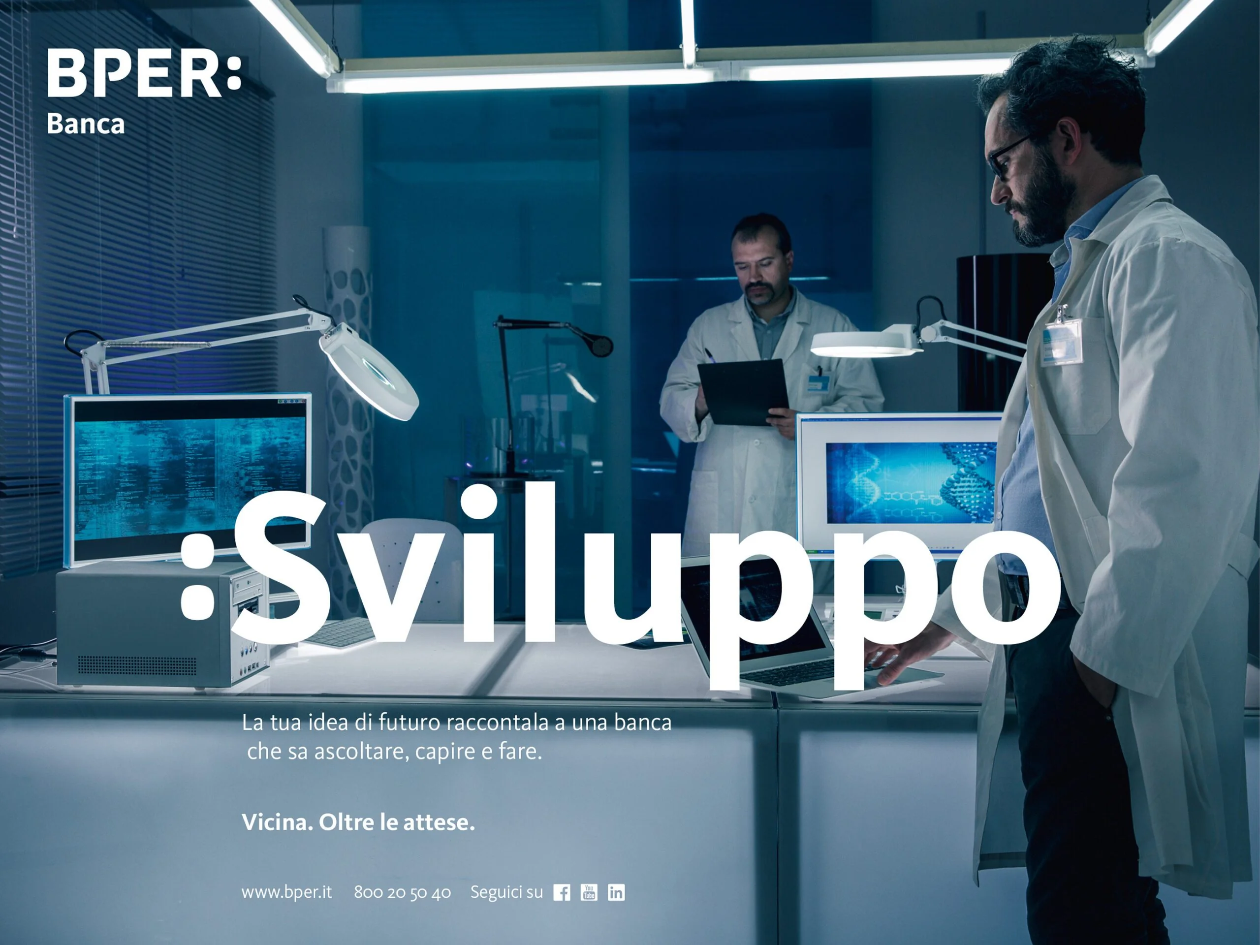 BPER Banca print campaign