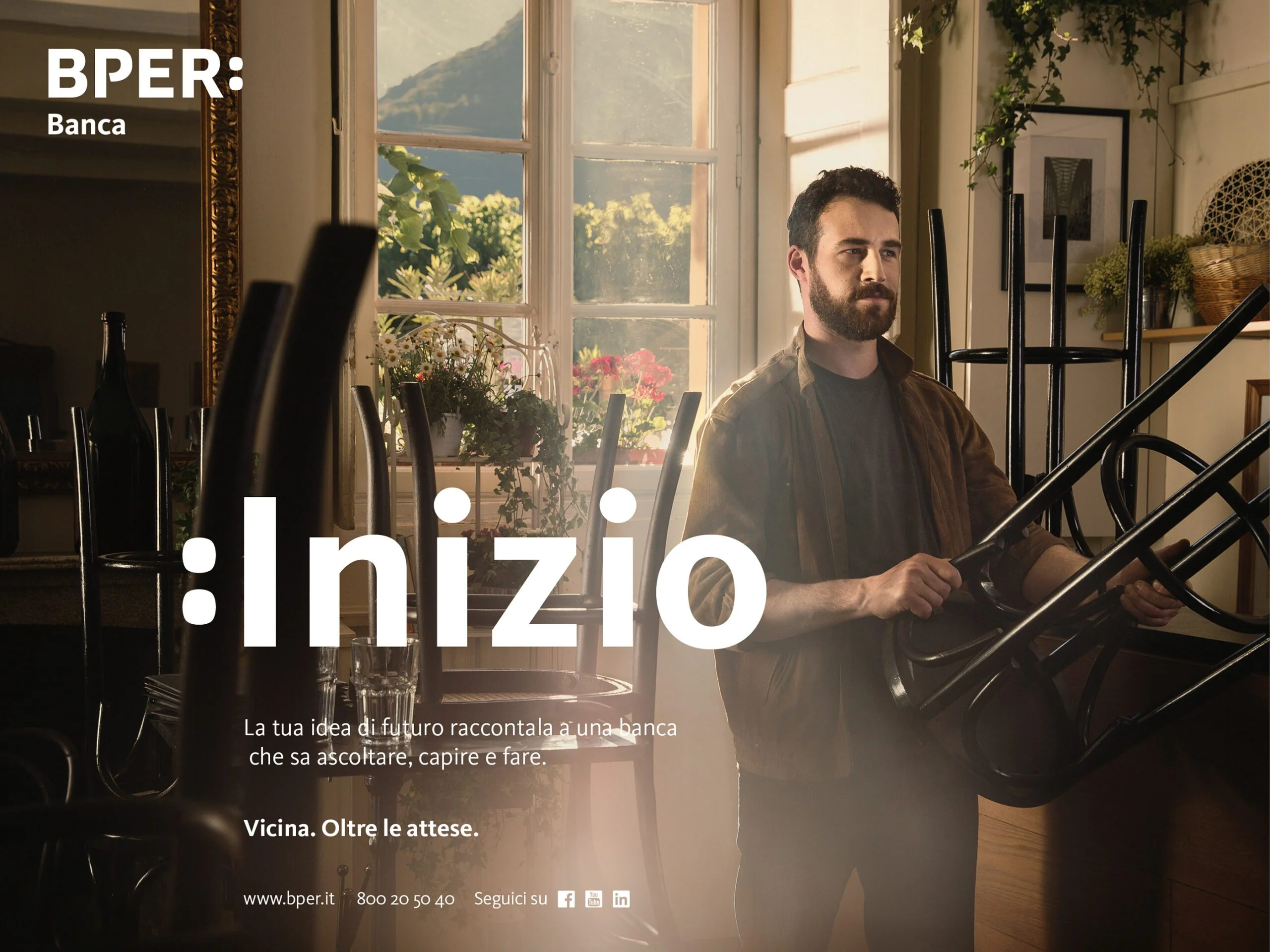 BPER Banca print campaign