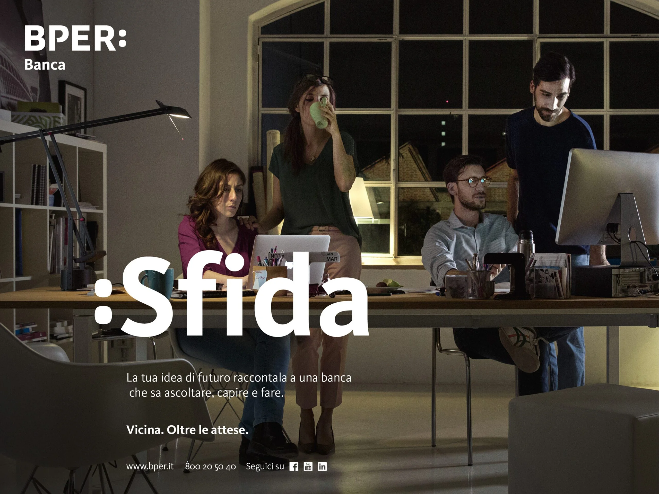 BPER Banca print campaign