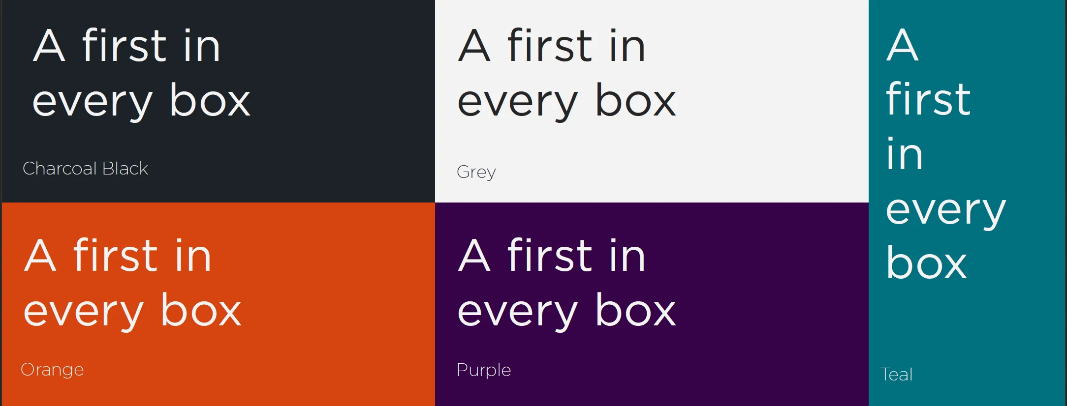 Firstleaf colour palette