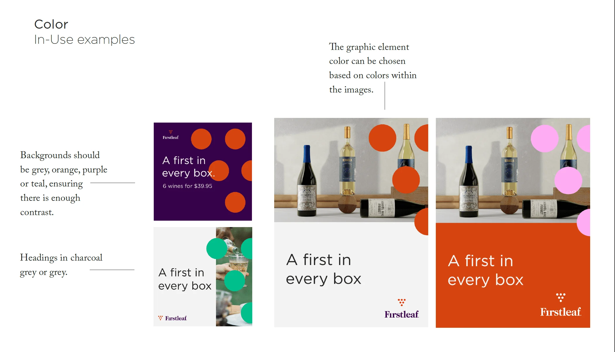 Firstleaf brand application