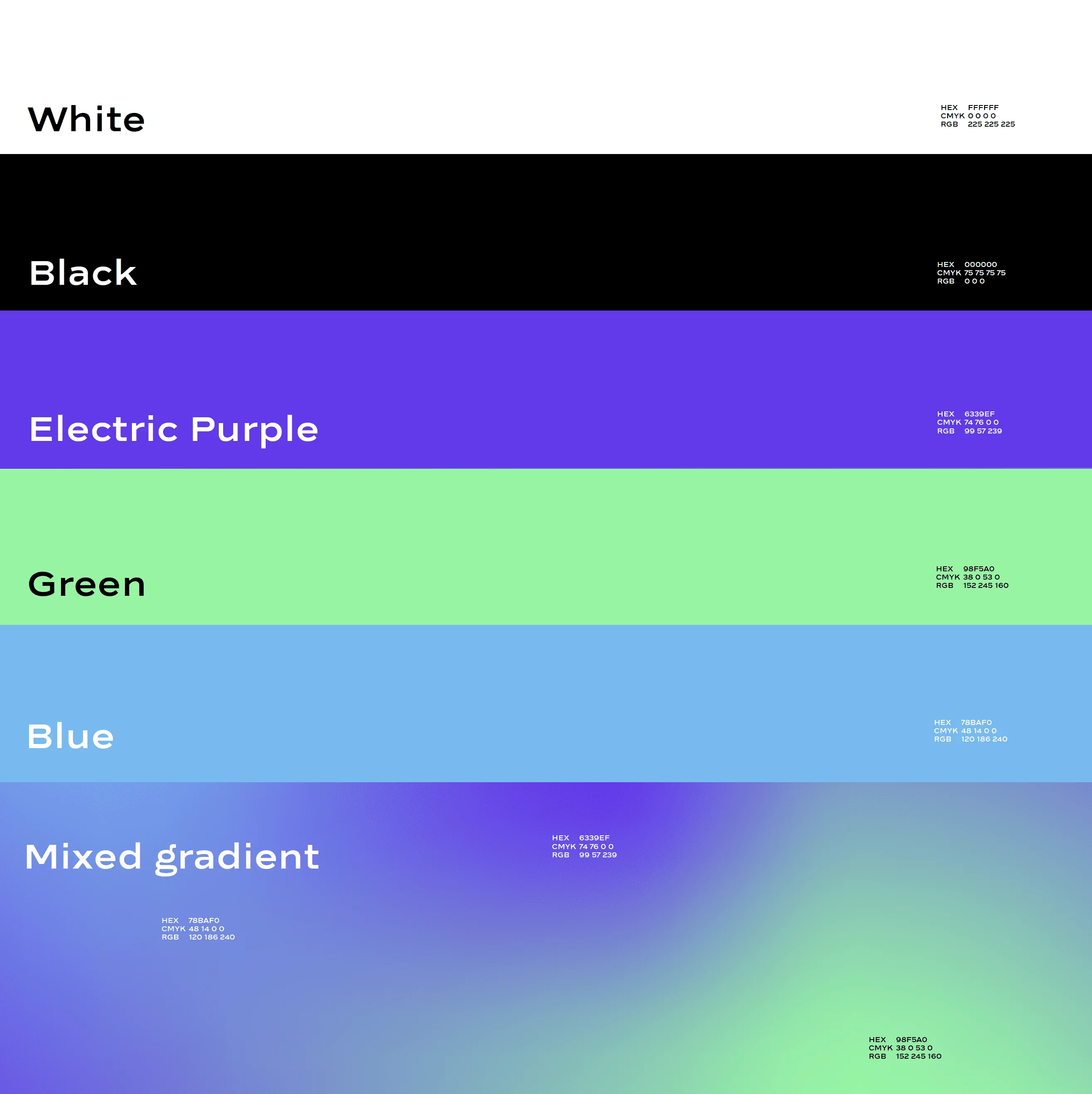 Paybyrd color palette
